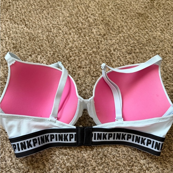 Victoria's Secret Light Blue Bra with Black Accents - Picture 2 of 4